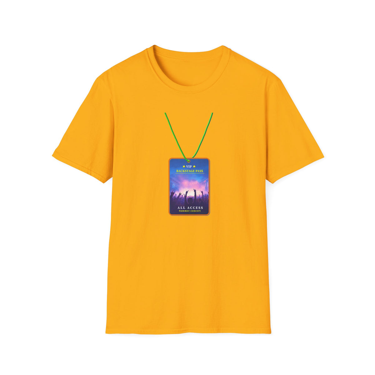 🎭 Backstage Pass Concert All Access T-Shirt, Unisex, Colors ⚫🔵🔴🟡⚪