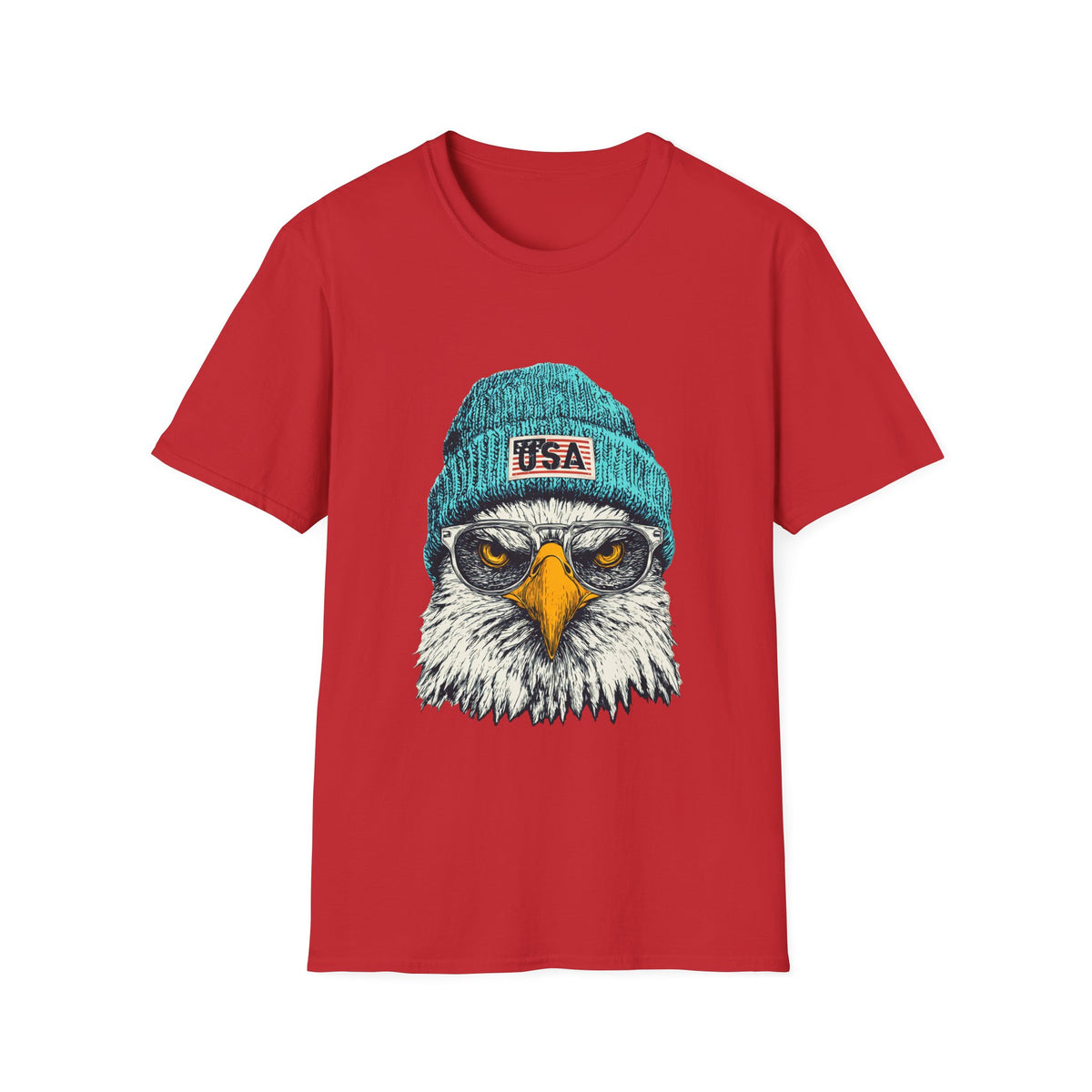 🇺🇸 Patriot Eagle T-Shirt – | USA Freedom Shirt, Unisex, Colors ⚫🔵🔴🟡⚪