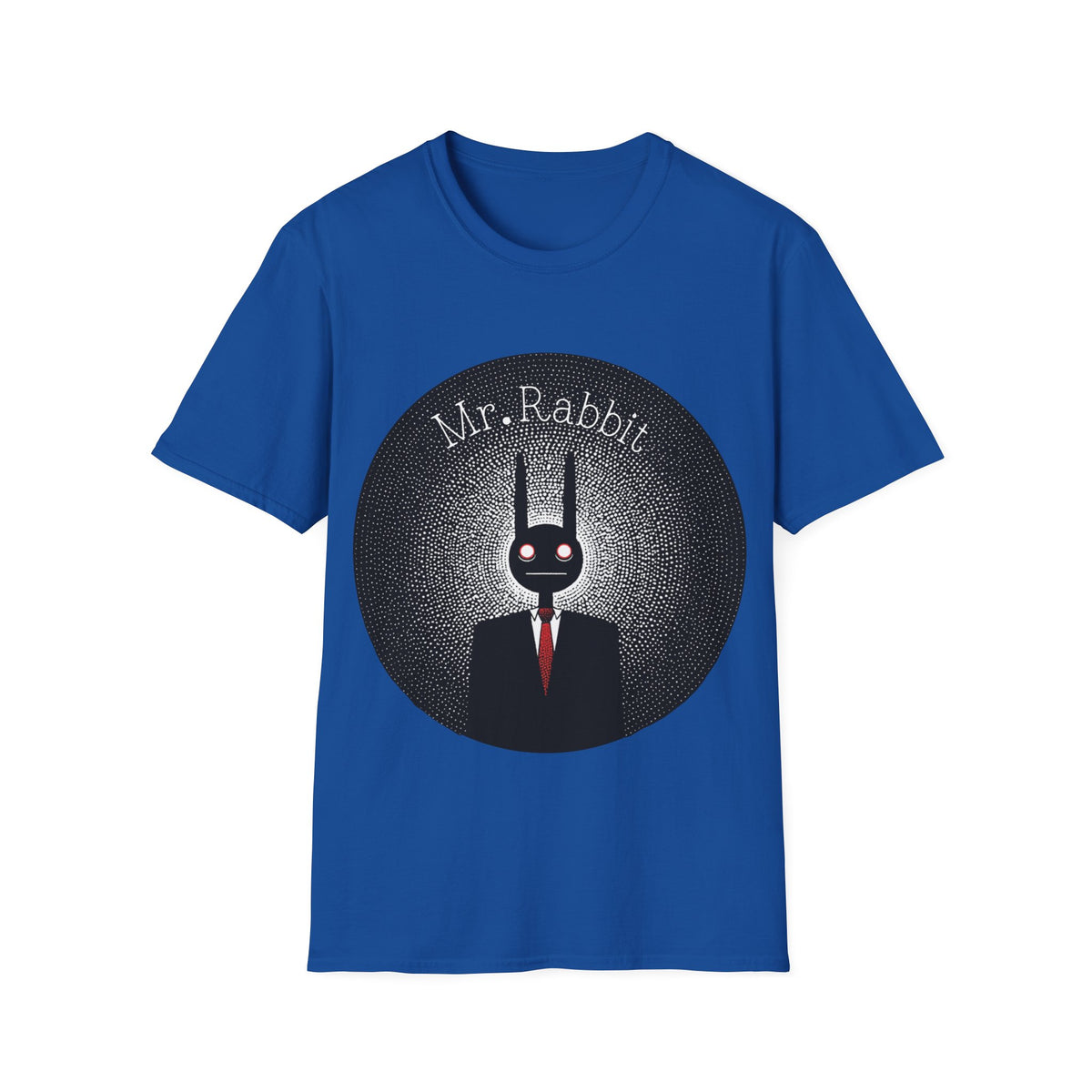 🐰 Mr. Rabbit Mystery Vintage Noir Graphic T-Shirt, Unisex, Colors ⚫🔵🔴🟢🟡⚪
