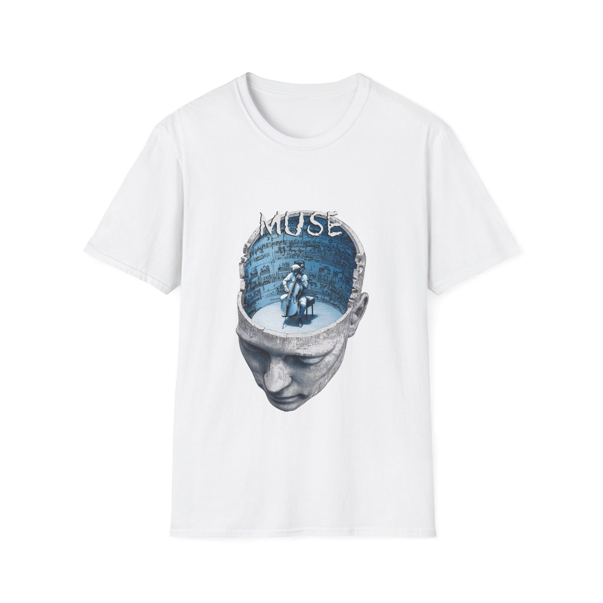 🎵 Music Muse | Music art T-Shirt, Unisex, Colors ⚫🔵🔴🟢🟠🟡⚪