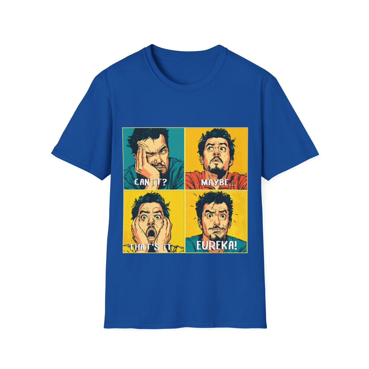 💢 The Moment It All Clicked – Funny Realization T-Shirt, Unisex, Colors ⚫🔵🔴🟢🟠🟡⚪