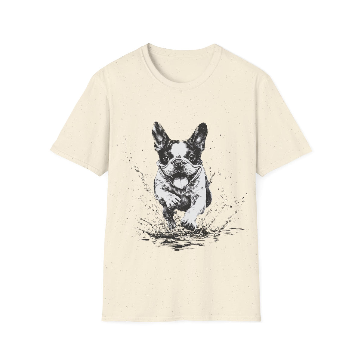 🐶 Happy Dog T-Shirt, Unisex, Colors ⚫🟡⚪