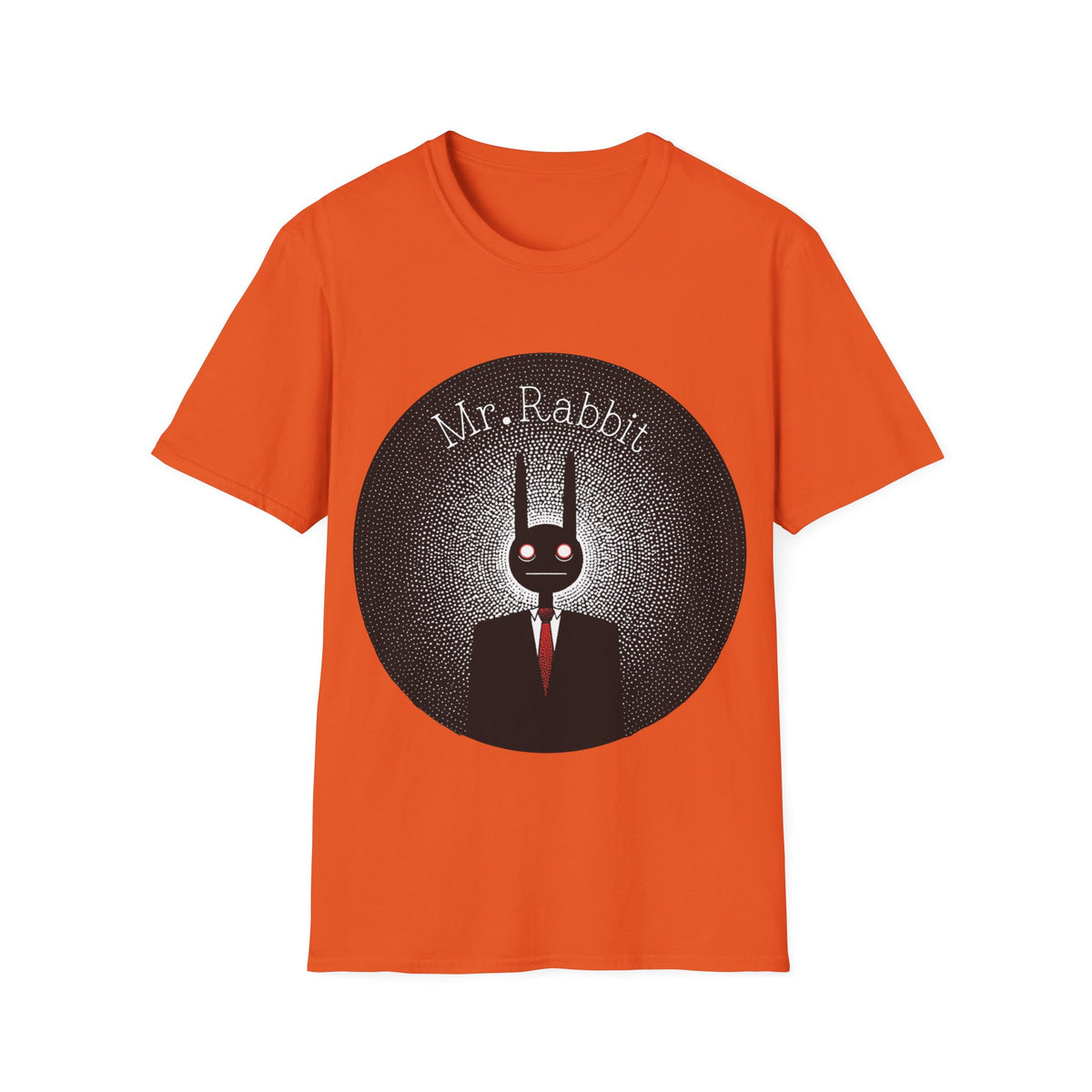 🐰 Mr. Rabbit Mystery Vintage Noir Graphic T-Shirt, Unisex, Colors ⚫🔵🔴🟢🟡⚪