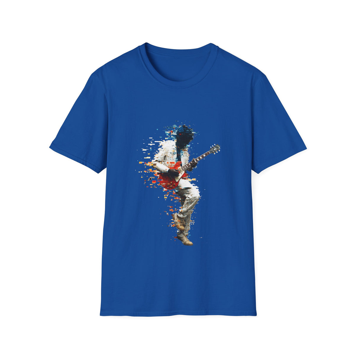 🤘 Guitarist Graphic T-Shirt, Unisex, Colors ⚫🔵🔴🟡⚪
