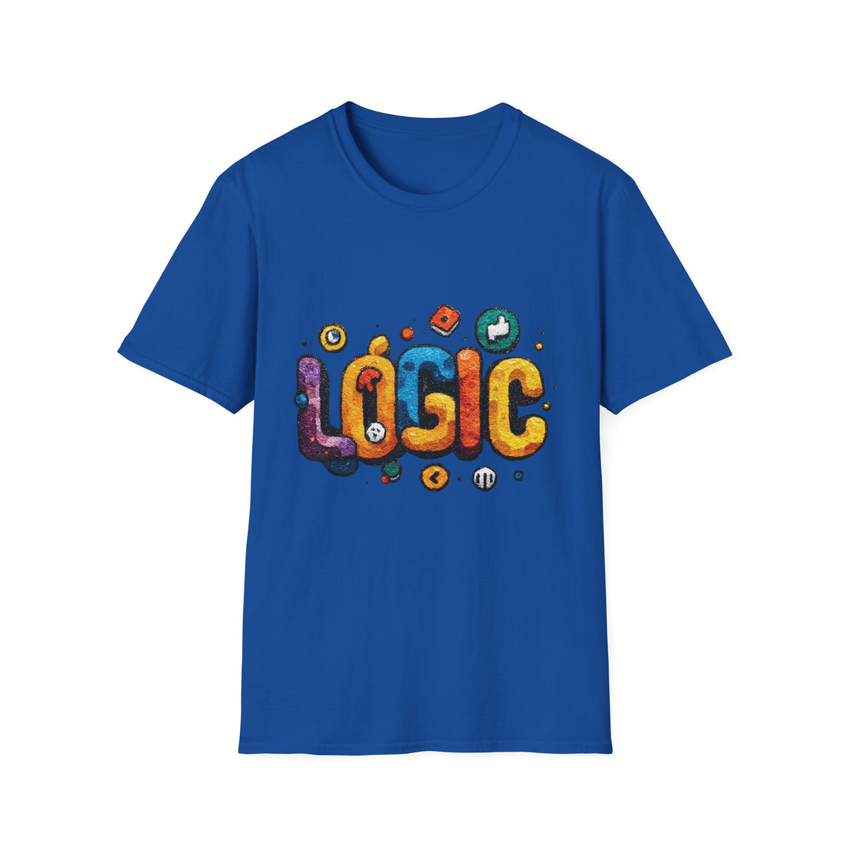⚙️ Logic Mind T-Shirt – Think Smart, Stay Rational Graphic Tee, Unisex, Colors ⚫🔵🔴🟡⚪