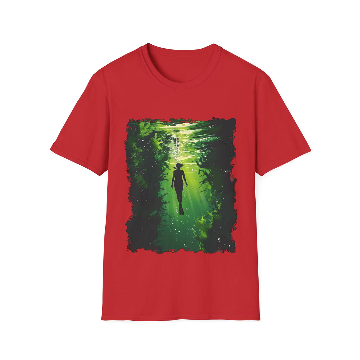 🤿 Dive into Adventure – Scuba Diving Sports T-Shirt, Unisex, Colors ⚫🔵🔴🟠🟡⚪