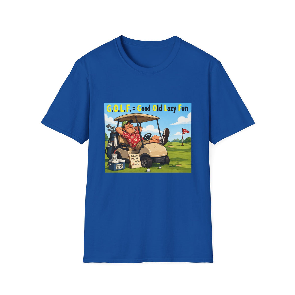 ⛳ Funny Golf T-Shirt - I Swing Hard, I Apologize Later, Unisex, Colors ⚫🔵🔴🟠🟡⚪