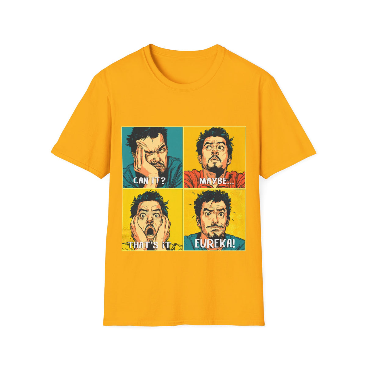 💢 The Moment It All Clicked – Funny Realization T-Shirt, Unisex, Colors ⚫🔵🔴🟢🟠🟡⚪