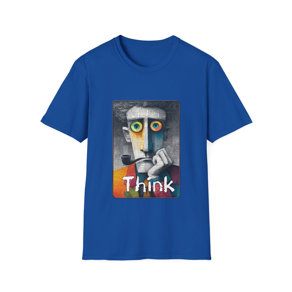 💡 Think T-Shirt, Unisex, Colors ⚫🔵🔴🟡⚪