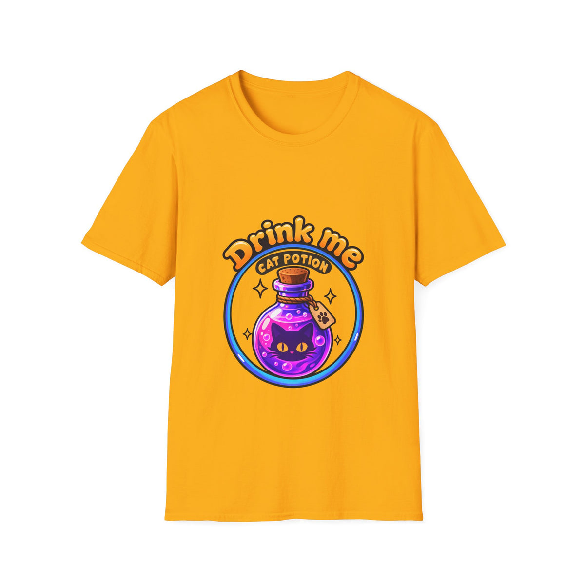 🐱 Cat Potion – Drink Me & Become a Cat | Magical Whimsical T-Shirt