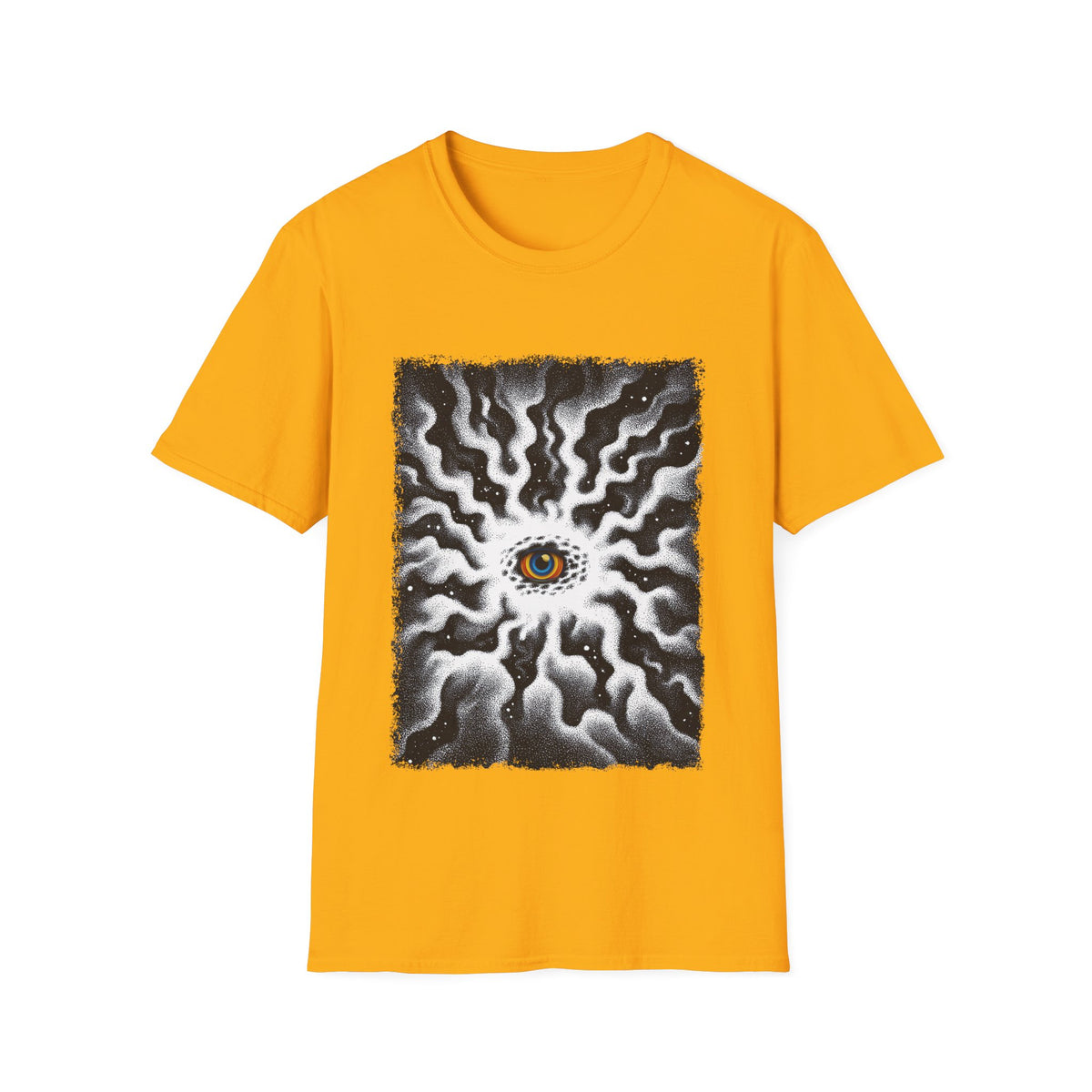 🌪️ Eye of the Storm T-Shirt, Calm Within Chaos, Unisex, Colors ⚫🔵🔴🟠🟡⚪