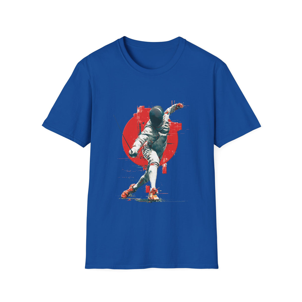 🤺 Fencing Champion – Sword Fighting Sports T-Shirt, Unisex, Colors ⚫🔵🔴🟠🟡⚪