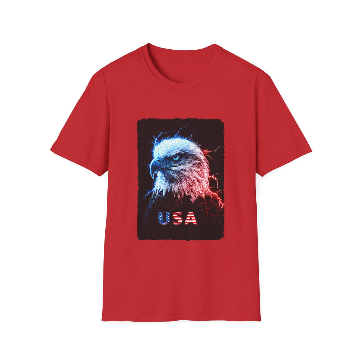🇺🇸 Patriot Eagle T-Shirt | USA Freedom Shirt, Unisex, Colors ⚫🔵🔴🟡⚪