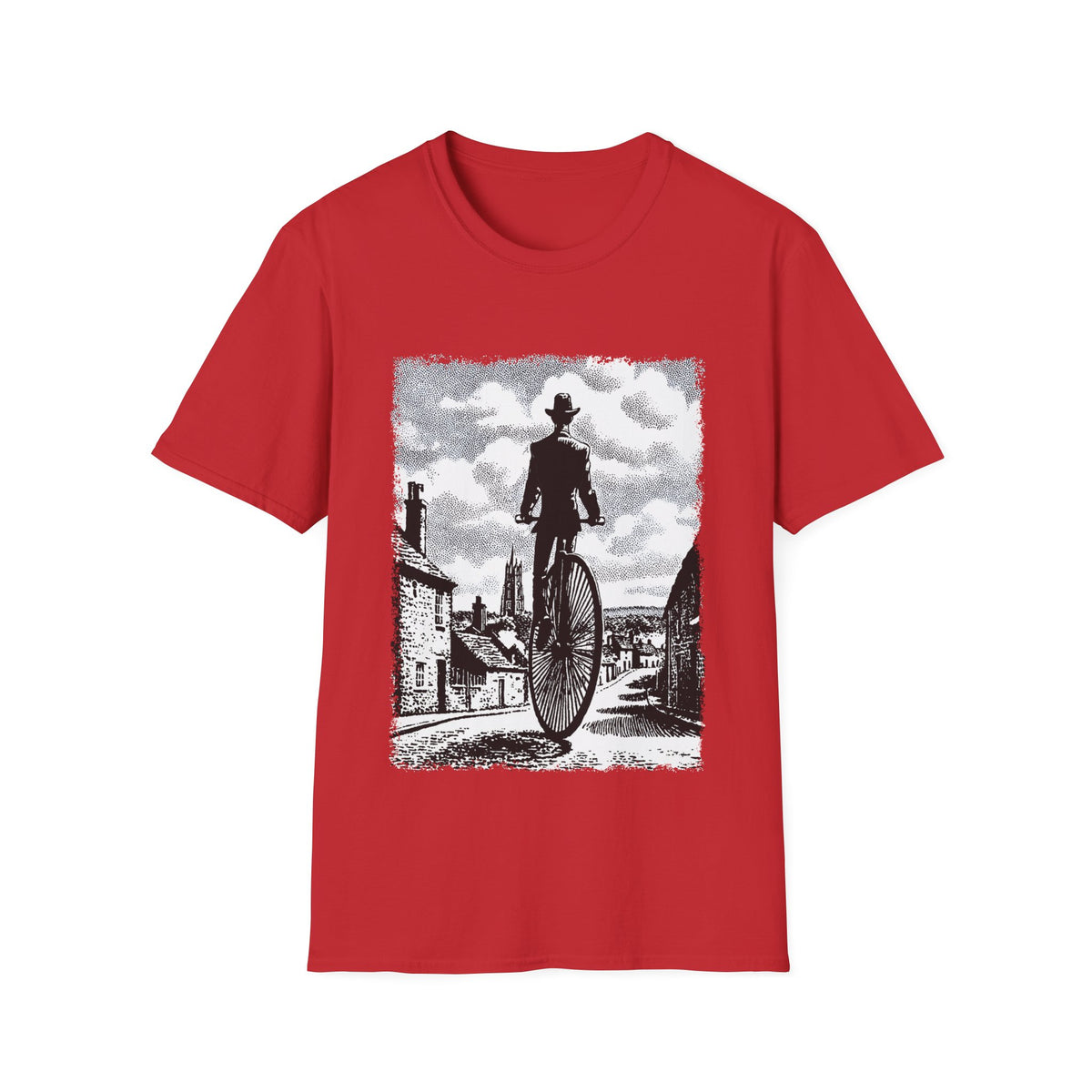 🎪 Monochrome Balance Graphic T-Shirt, Unisex, Colors ⚫🔵🔴🟡⚪