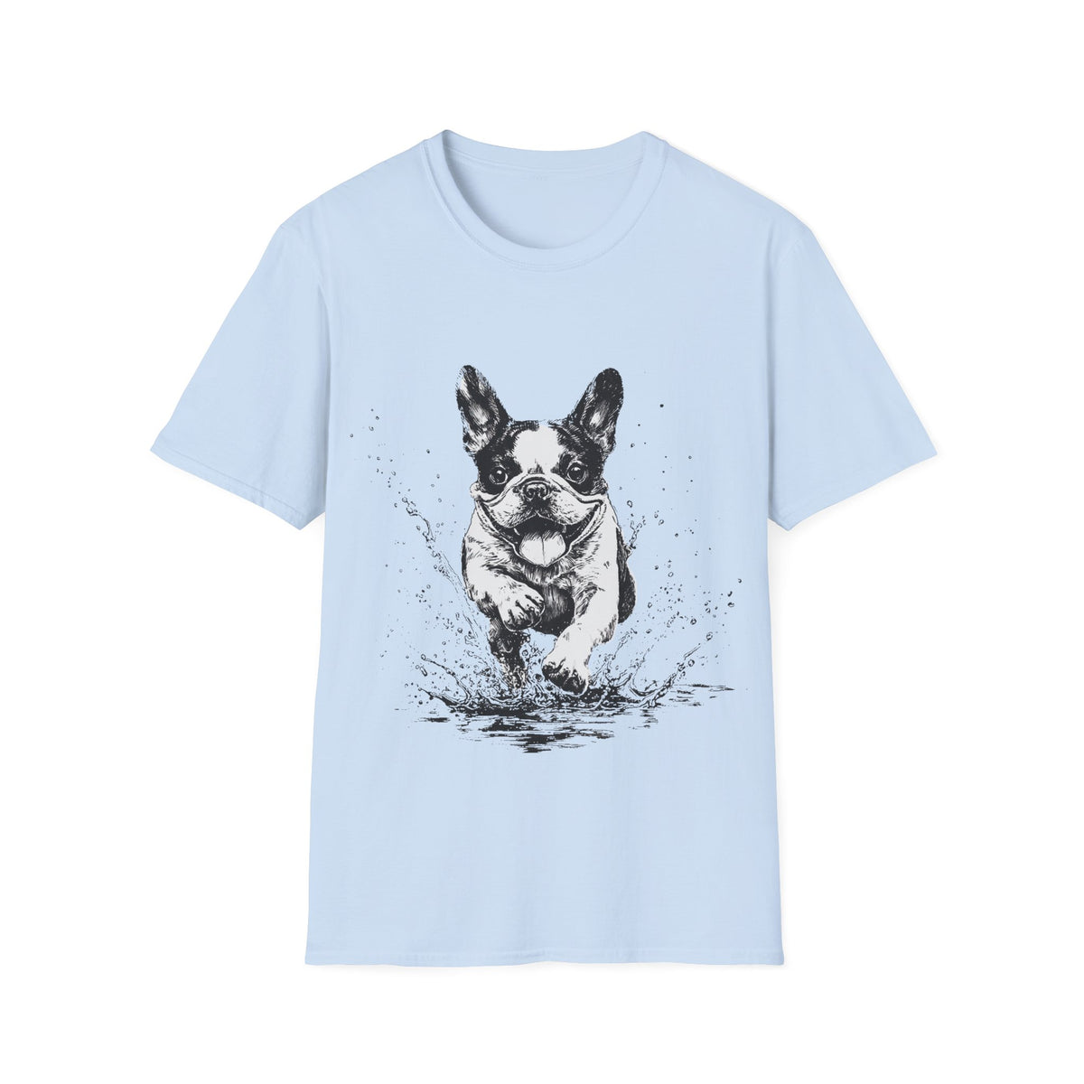 🐶 Happy Dog T-Shirt, Unisex, Colors ⚫🟡⚪