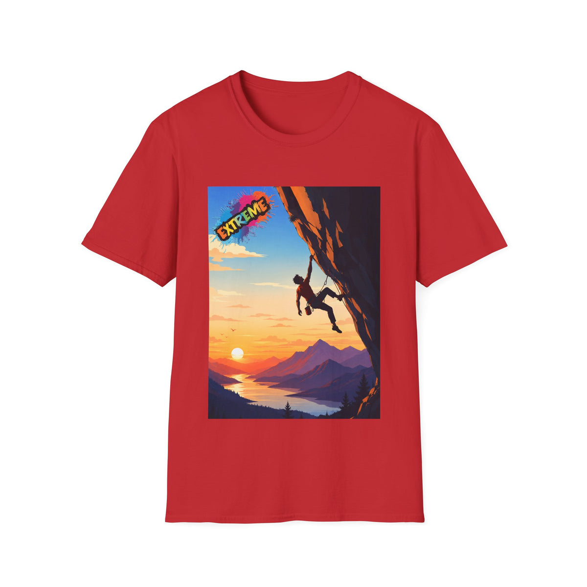 🧗 Conquer the Impossible, Climbing lovers, Sports T-Shirt, Unisex, Colors ⚫🔵🔴🟡⚪