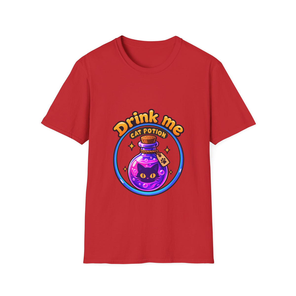 🐱 Cat Potion – Drink Me & Become a Cat | Magical Whimsical T-Shirt