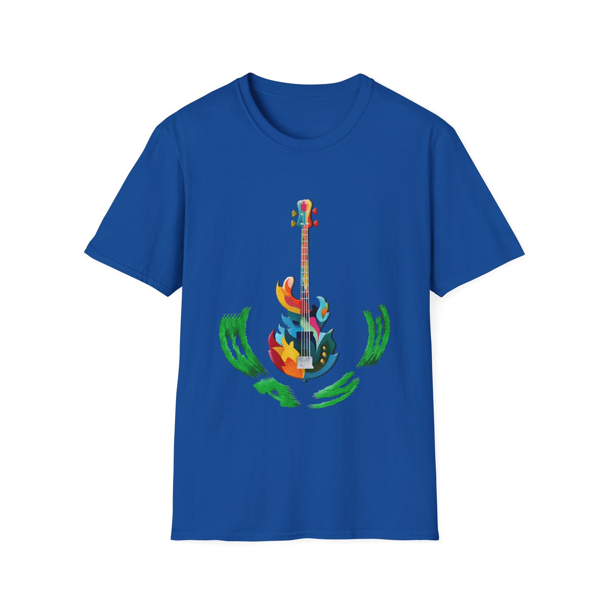 🎸 Bass Guitar – Music Lover T-Shirt, Unisex, Colors ⚫🔵🔴🟡⚪