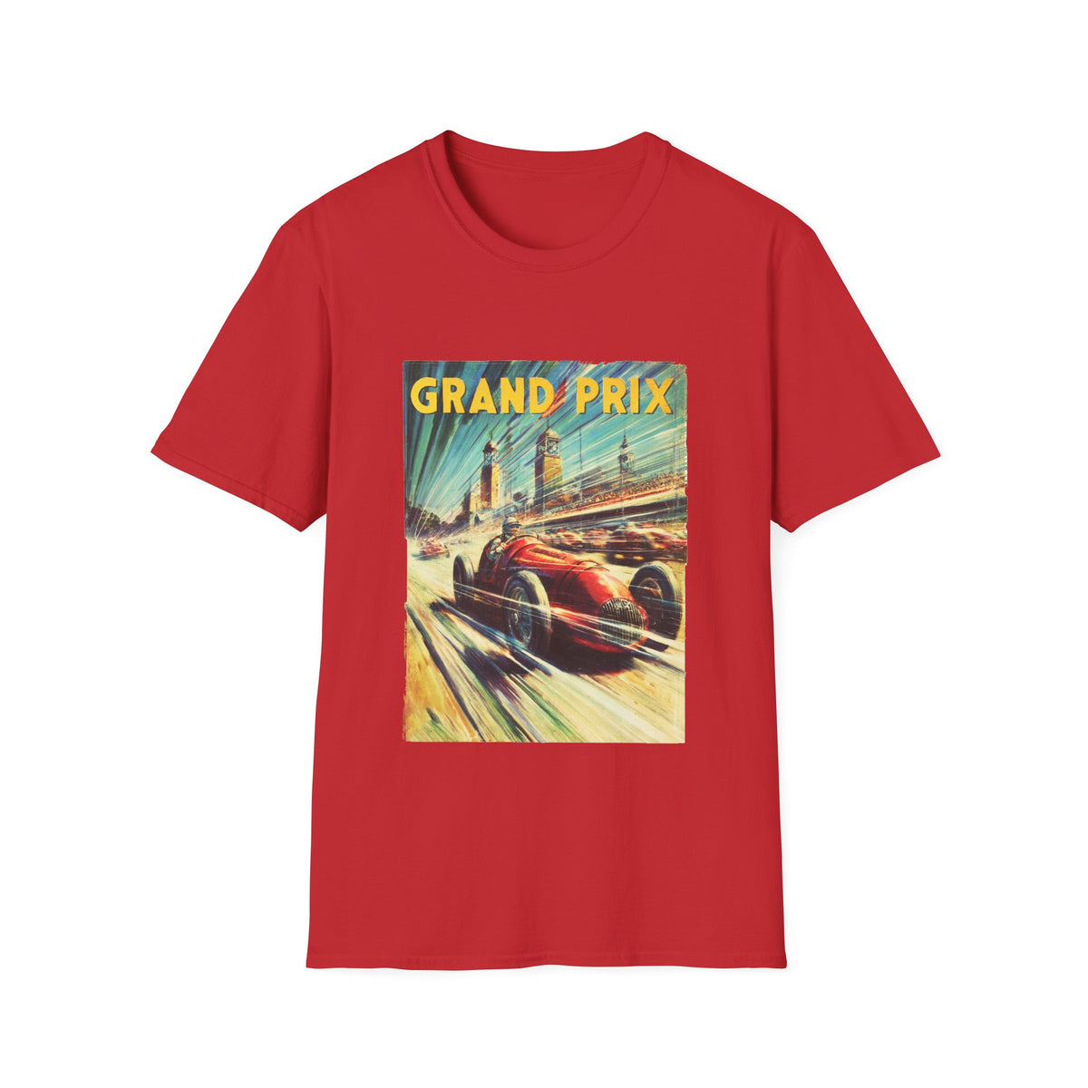 🏎️ Grand Prix Racing | Vintage Motorsport Sports T-Shirt, Unisex, Colors ⚫🔵🔴🟠🟡⚪