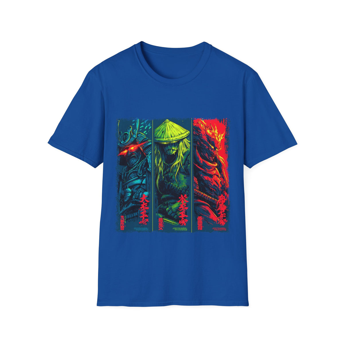 🐱‍👤 The Fighters – Bold Warrior Combat T-Shirt, Unisex, Colors ⚫🔵🔴🟠🟡⚪