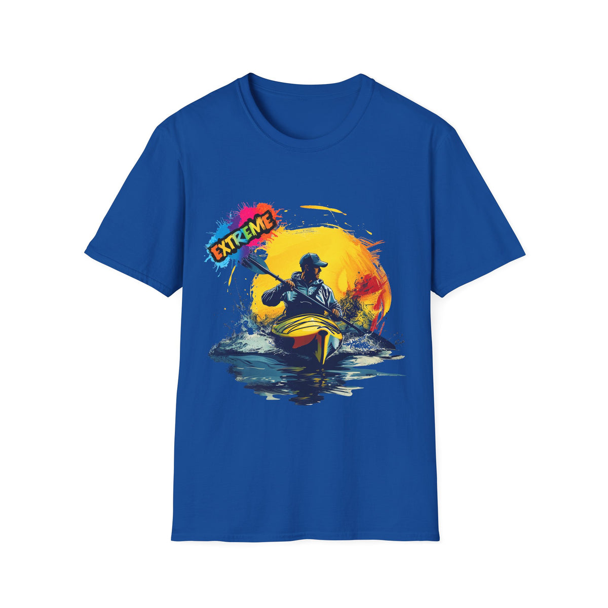 🛶 Kayak Extreme – Adventure Sports T-Shirt, Unisex, Colors ⚫🔵🔴🟡⚪