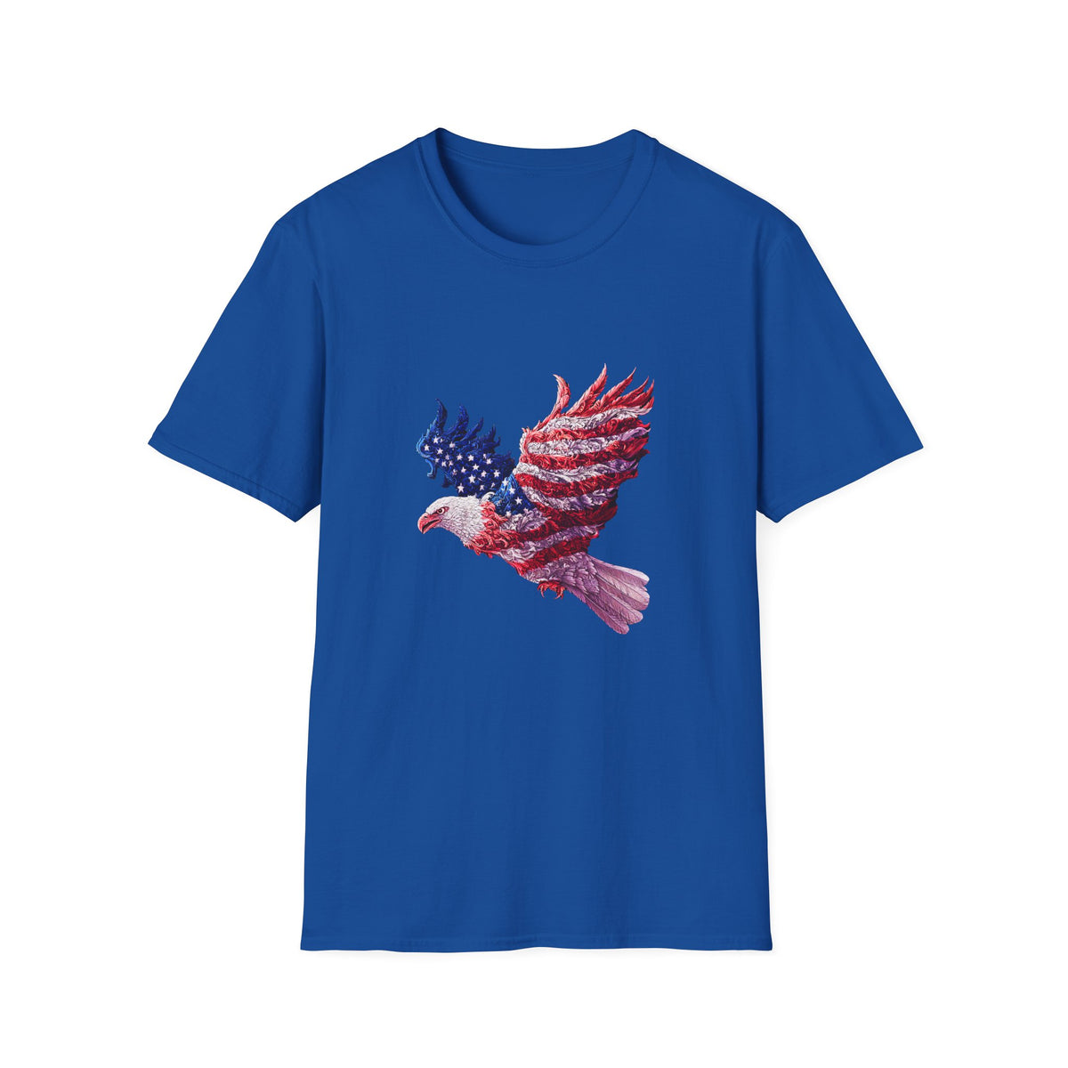 🦅 Patriot Eagle T-Shirt | USA Freedom Shirt, Unisex, Colors ⚫🔵🔴🟡⚪