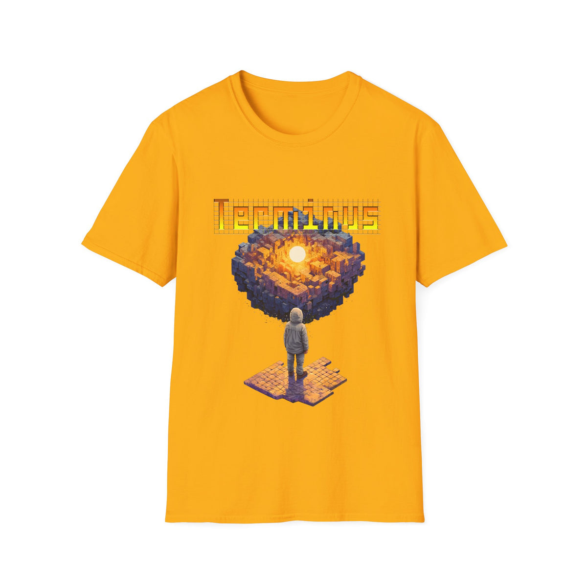 🏁 Terminus T-Shirt – Mysterious Sci-Fi Graphic Tee, Unisex, Colors ⚫🔵🔴🟡⚪