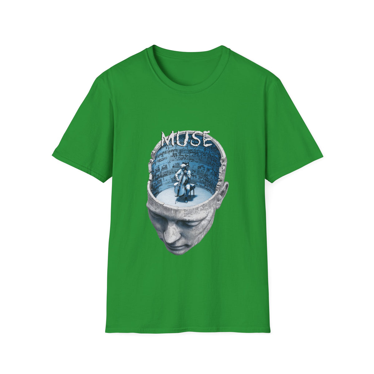 🎵 Music Muse | Music art T-Shirt, Unisex, Colors ⚫🔵🔴🟢🟠🟡⚪