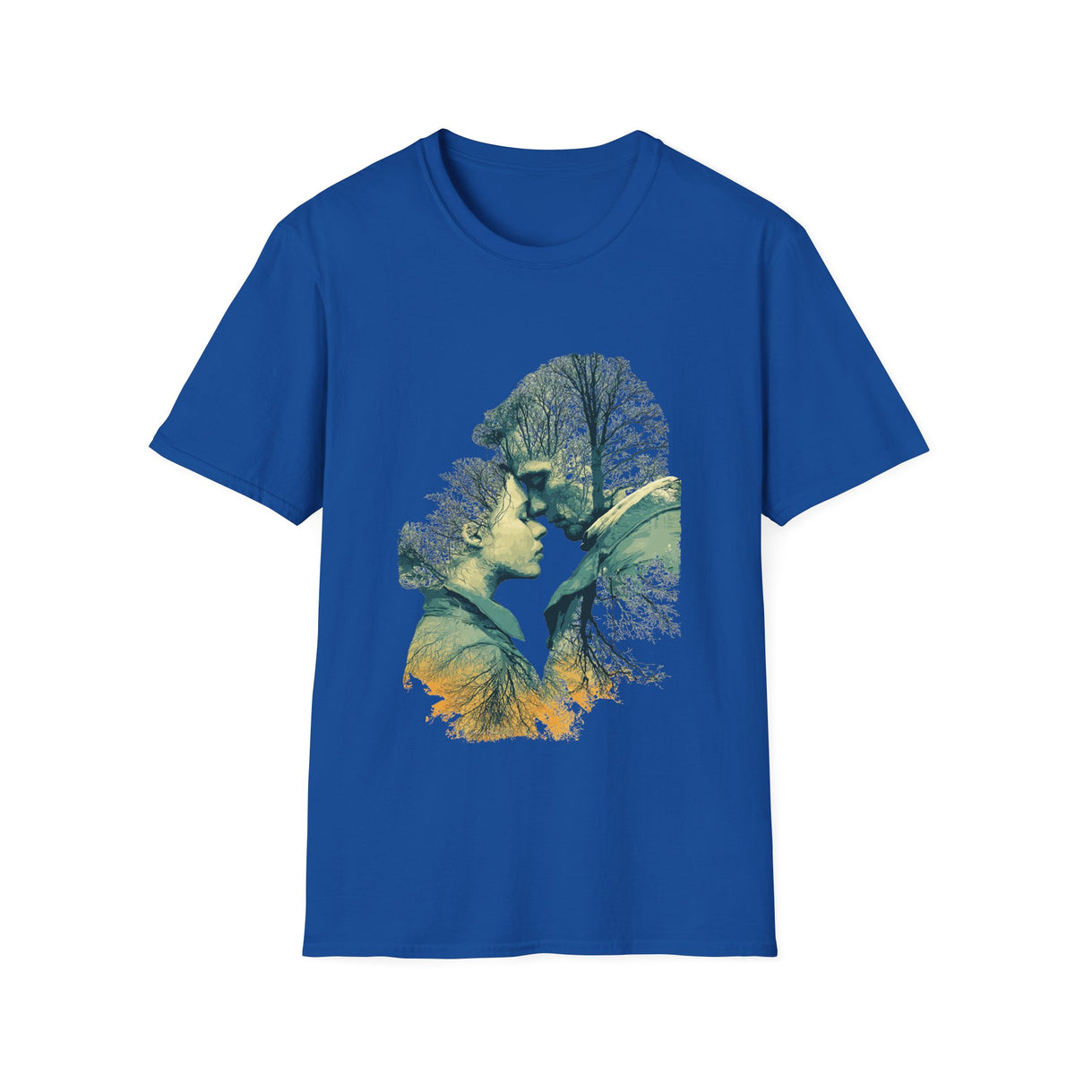 ❤️ Autumn Love T-Shirt | Cozy Fall Romance Graphic Tee, Unisex, Colors ⚫🔵🔴🟠🟡⚪
