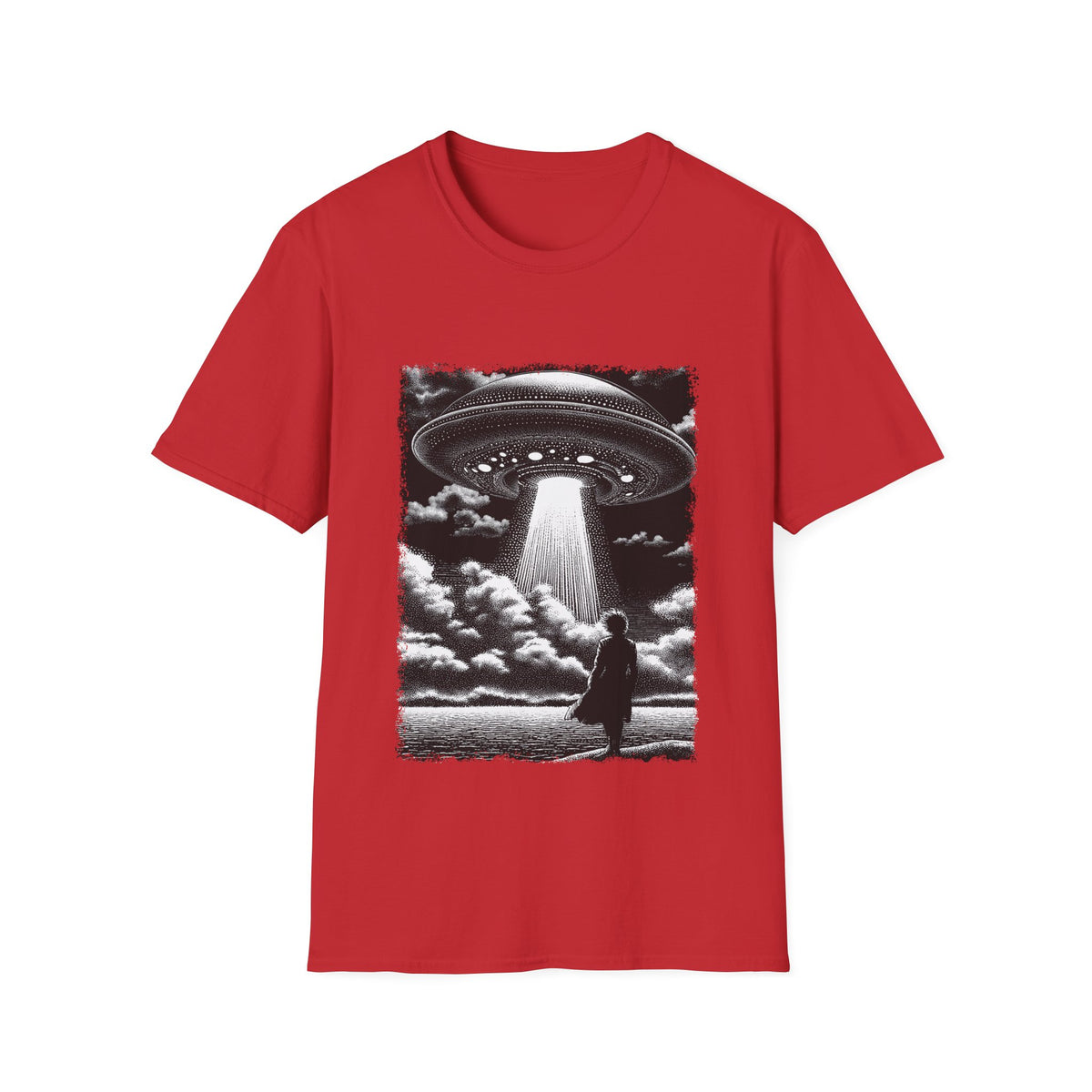 🛸 UFO Sighting T-Shirt, Unisex, Colors ⚫🔵🔴🟡⚪