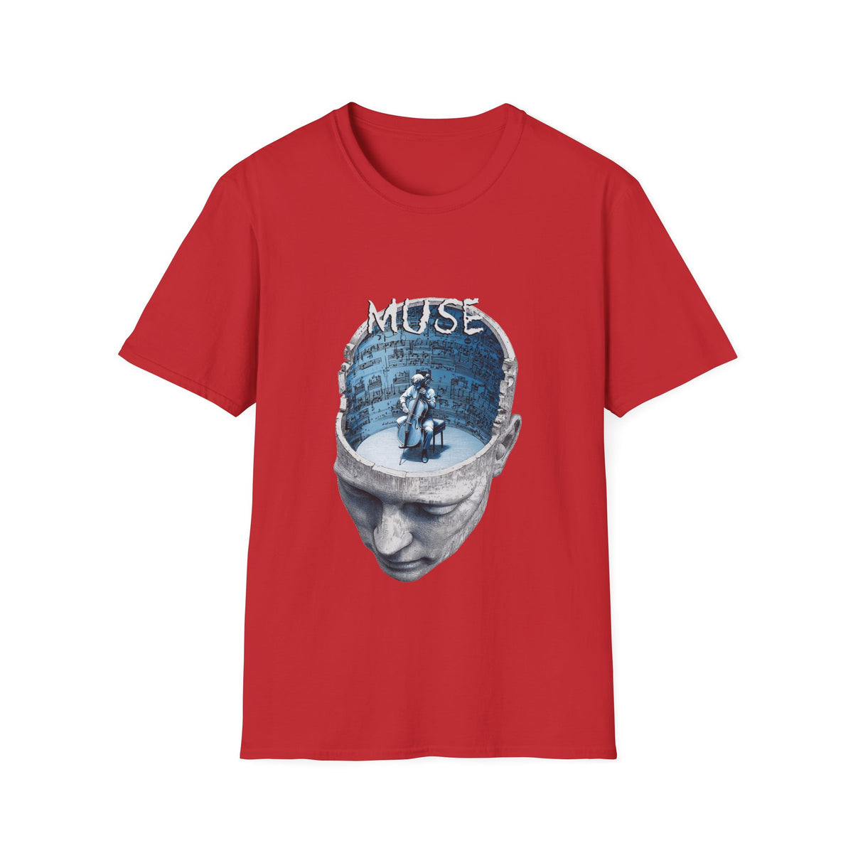 🎵 Music Muse | Music art T-Shirt, Unisex, Colors ⚫🔵🔴🟢🟠🟡⚪