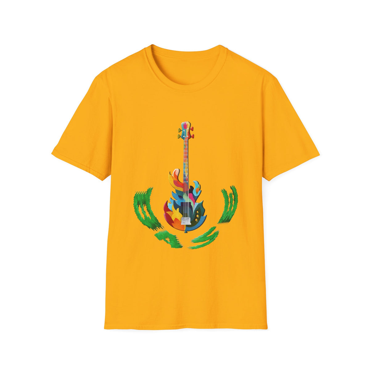 🎸 Bass Guitar – Music Lover T-Shirt, Unisex, Colors ⚫🔵🔴🟡⚪
