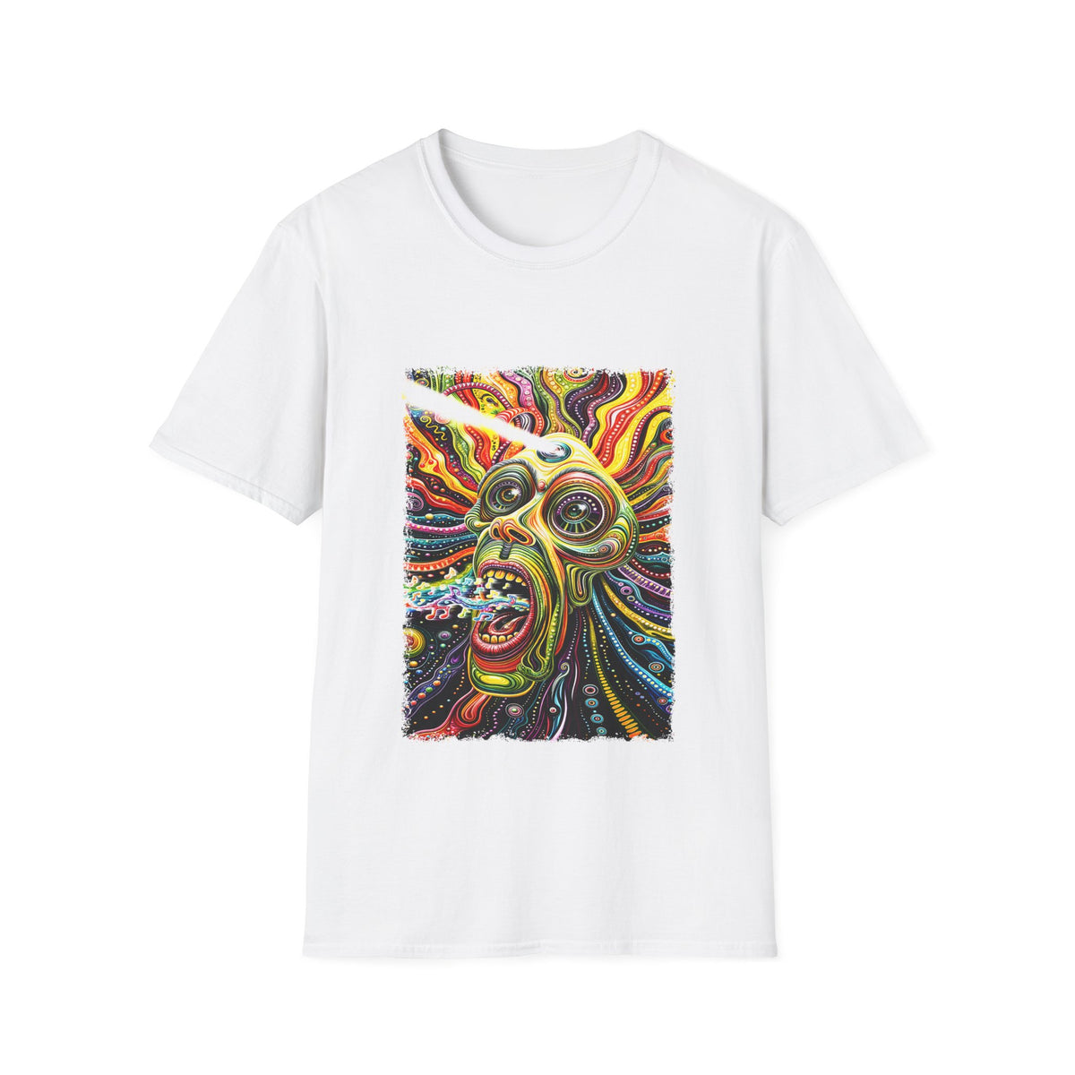 🎼 Surreal Music Muse T-Shirt, Unisex, Colors ⚫🔵🔴🟡⚪