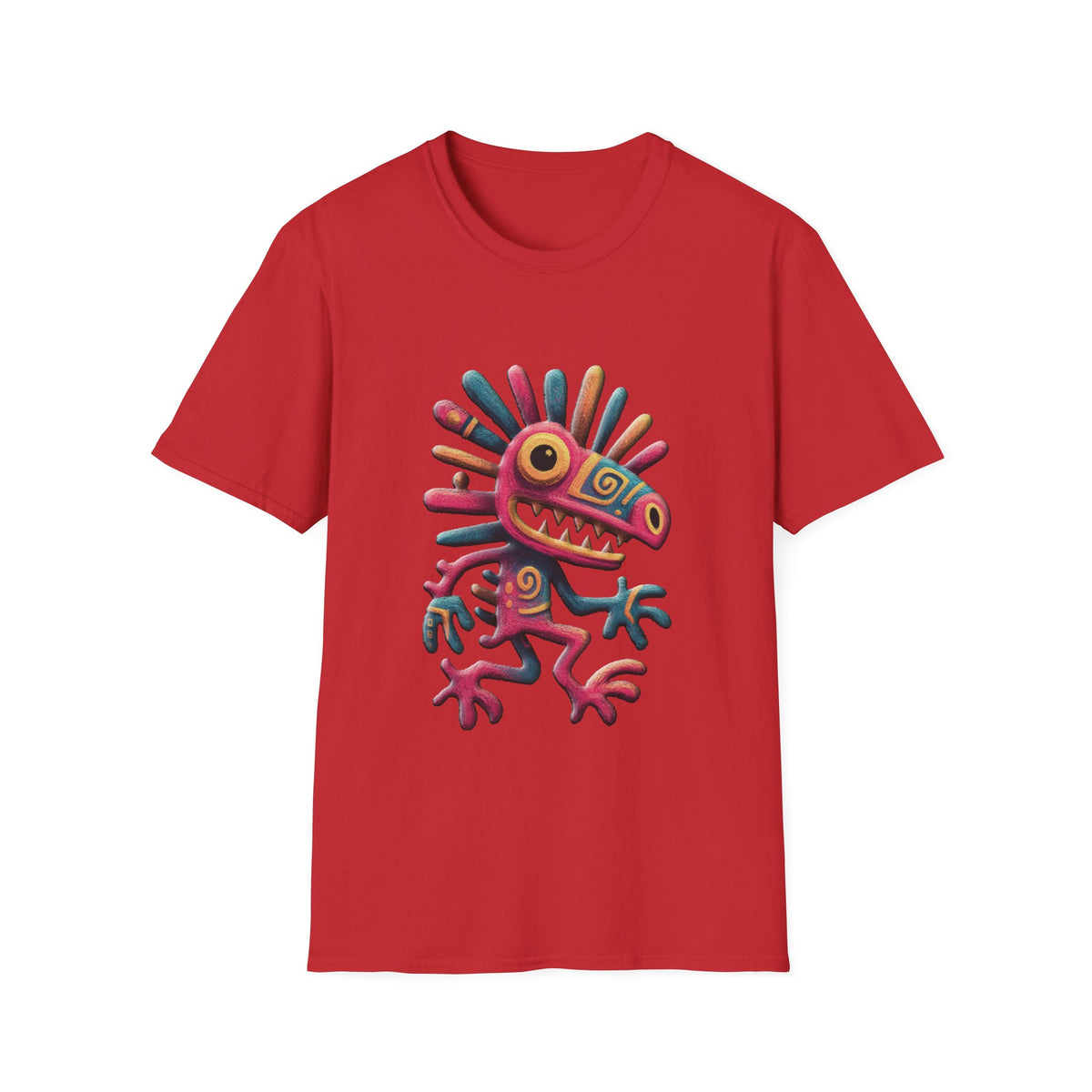 🚶 Minimal Native Symbol T-Shirt | Modern Graphic Tee, Unisex, Colors ⚫🔵🔴🟠🟡⚪