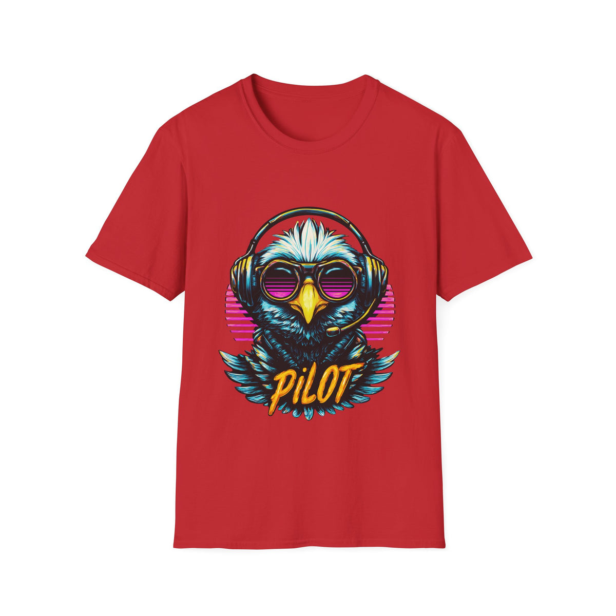 🦅 Bird Pilot – Aviation Lovers T-Shirt, Born to fly, Unisex, Colors ⚫🔵🔴🟡⚪