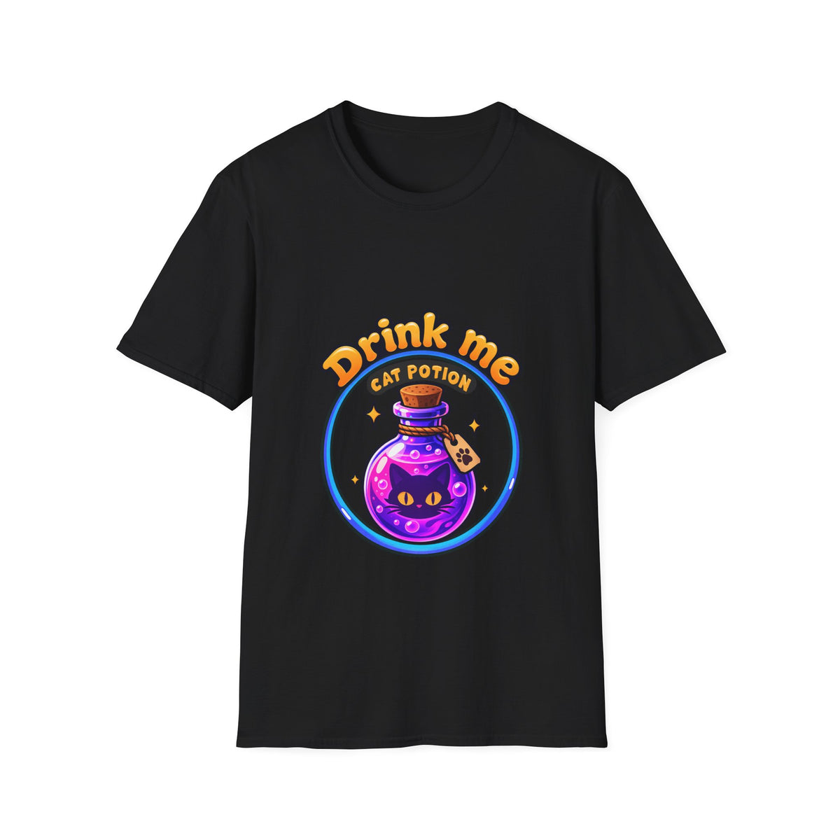 🐱 Cat Potion – Drink Me & Become a Cat | Magical Whimsical T-Shirt