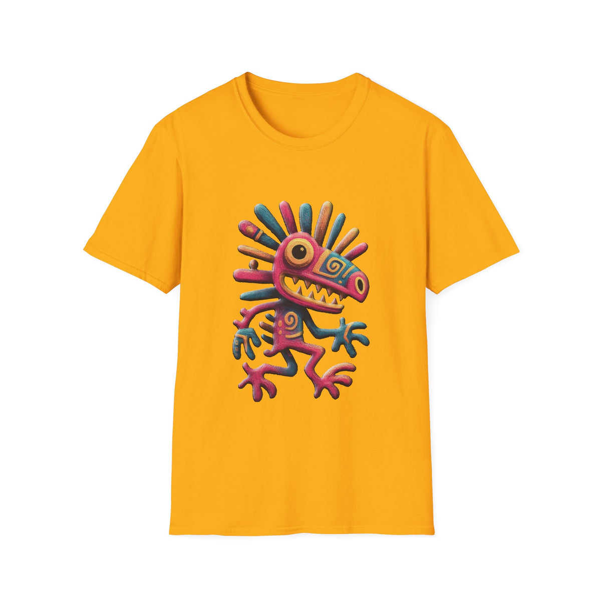 🚶 Minimal Native Symbol T-Shirt | Modern Graphic Tee, Unisex, Colors ⚫🔵🔴🟠🟡⚪