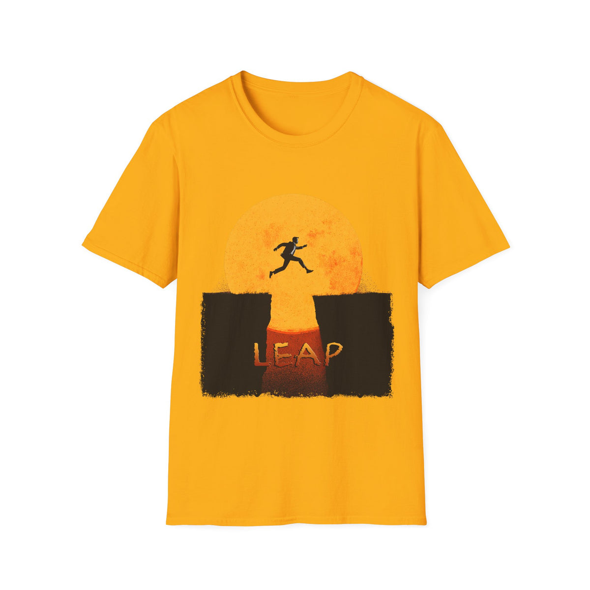 🏃🏻‍♂️ Sunset Leap | Motivational Sports T-Shirt, Unisex, Colors ⚫🔵🔴🟡⚪