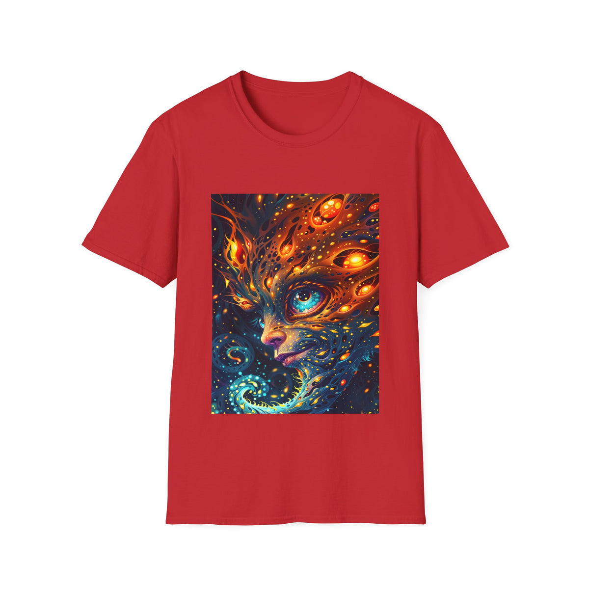 🌌 Surreal Cosmic Dreamscape Graphic Tee, Unisex, , Unisex, Colors ⚫🔵🔴🟠⚪