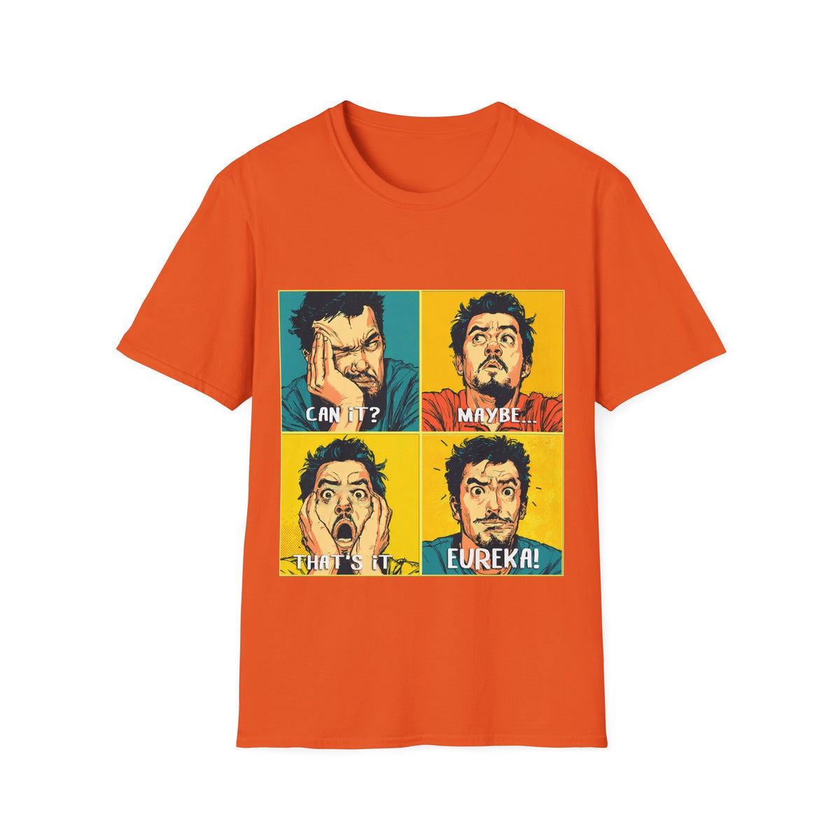 💢 The Moment It All Clicked – Funny Realization T-Shirt, Unisex, Colors ⚫🔵🔴🟢🟠🟡⚪
