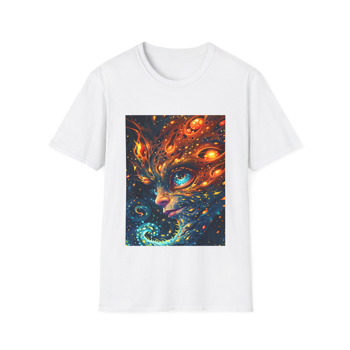 🌌 Surreal Cosmic Dreamscape Graphic Tee, Unisex, , Unisex, Colors ⚫🔵🔴🟠⚪
