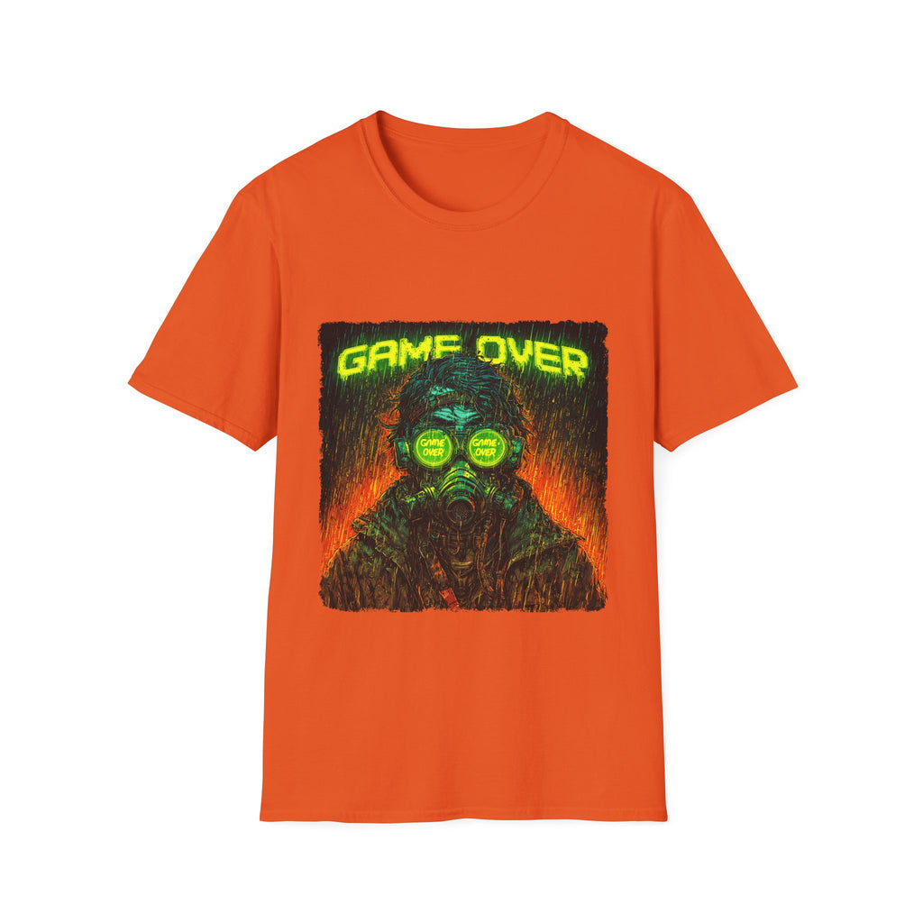 Game Over T-Shirt, Unisex, Colors ⚫🔵🔴🟠🟡⚪