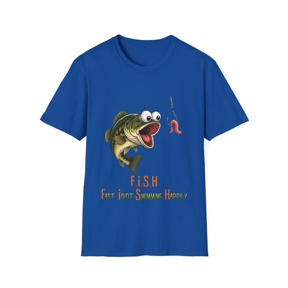 🐟 Funny Fishing Shirt, Hooked on Good Vibes – T-Shirt, Unisex, Colors ⚫🔵🔴🟡⚪