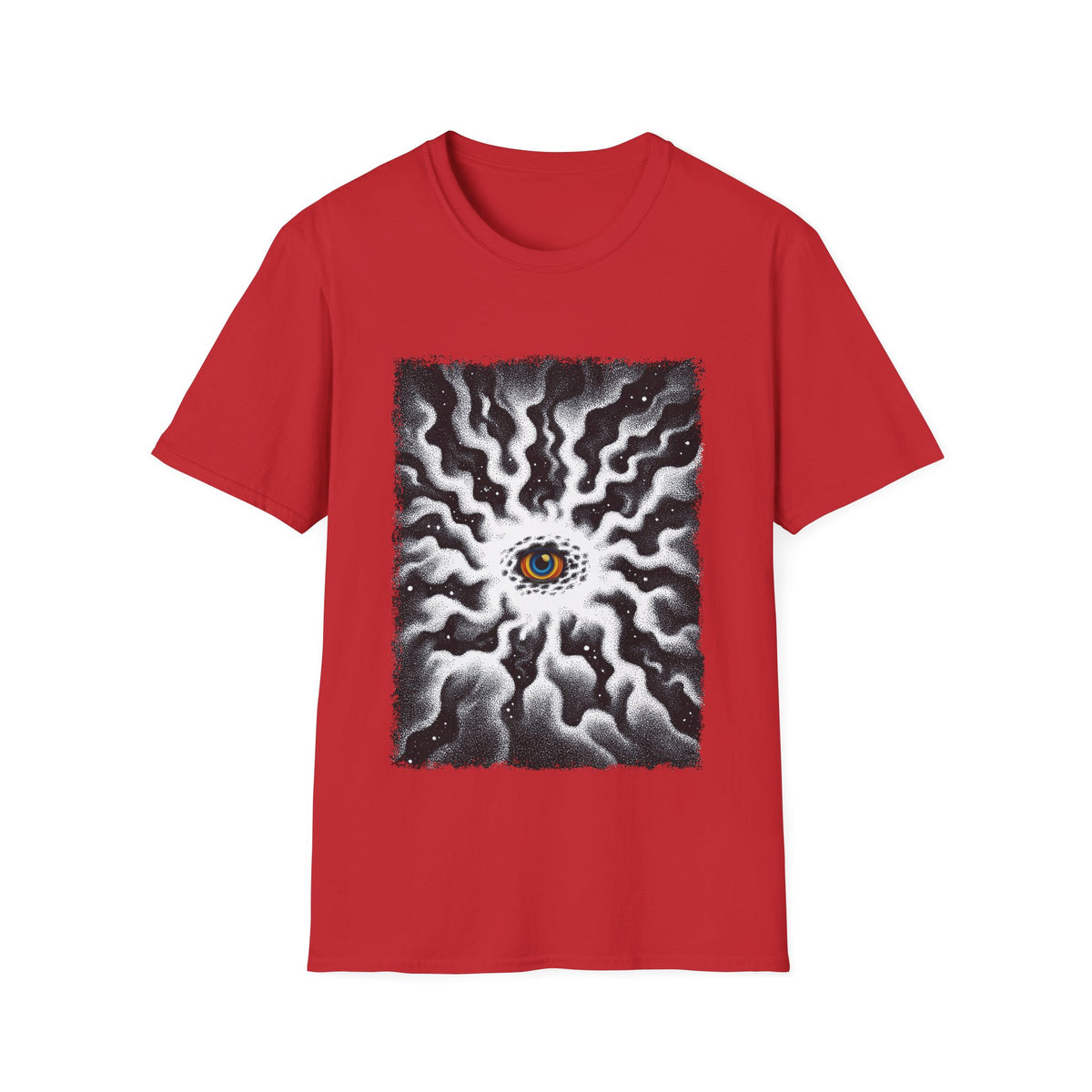 🌪️ Eye of the Storm T-Shirt, Calm Within Chaos, Unisex, Colors ⚫🔵🔴🟠🟡⚪