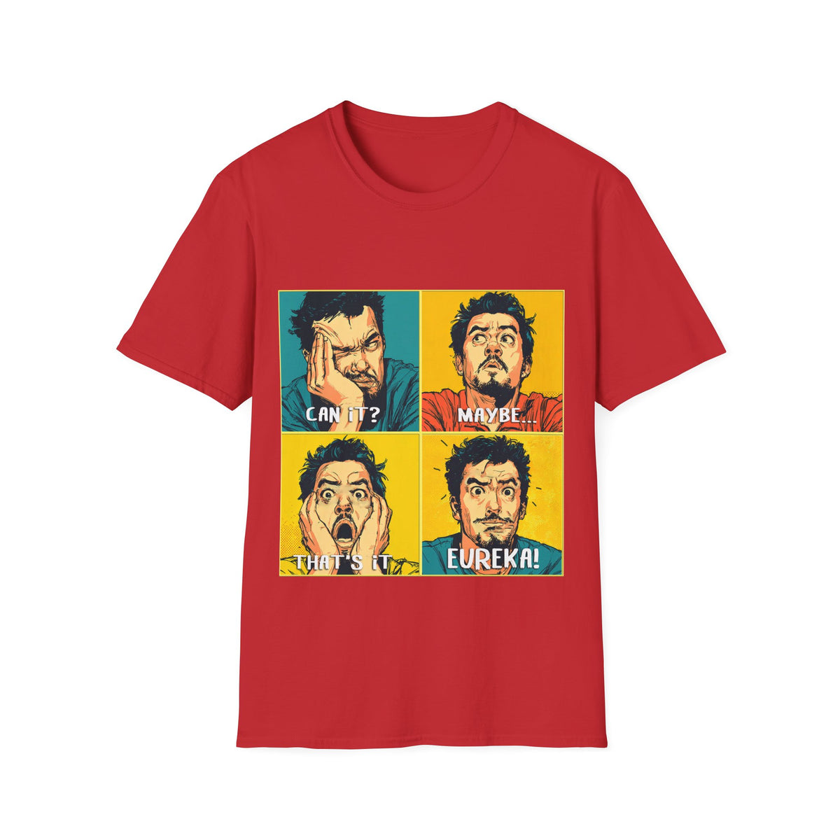 💢 The Moment It All Clicked – Funny Realization T-Shirt, Unisex, Colors ⚫🔵🔴🟢🟠🟡⚪