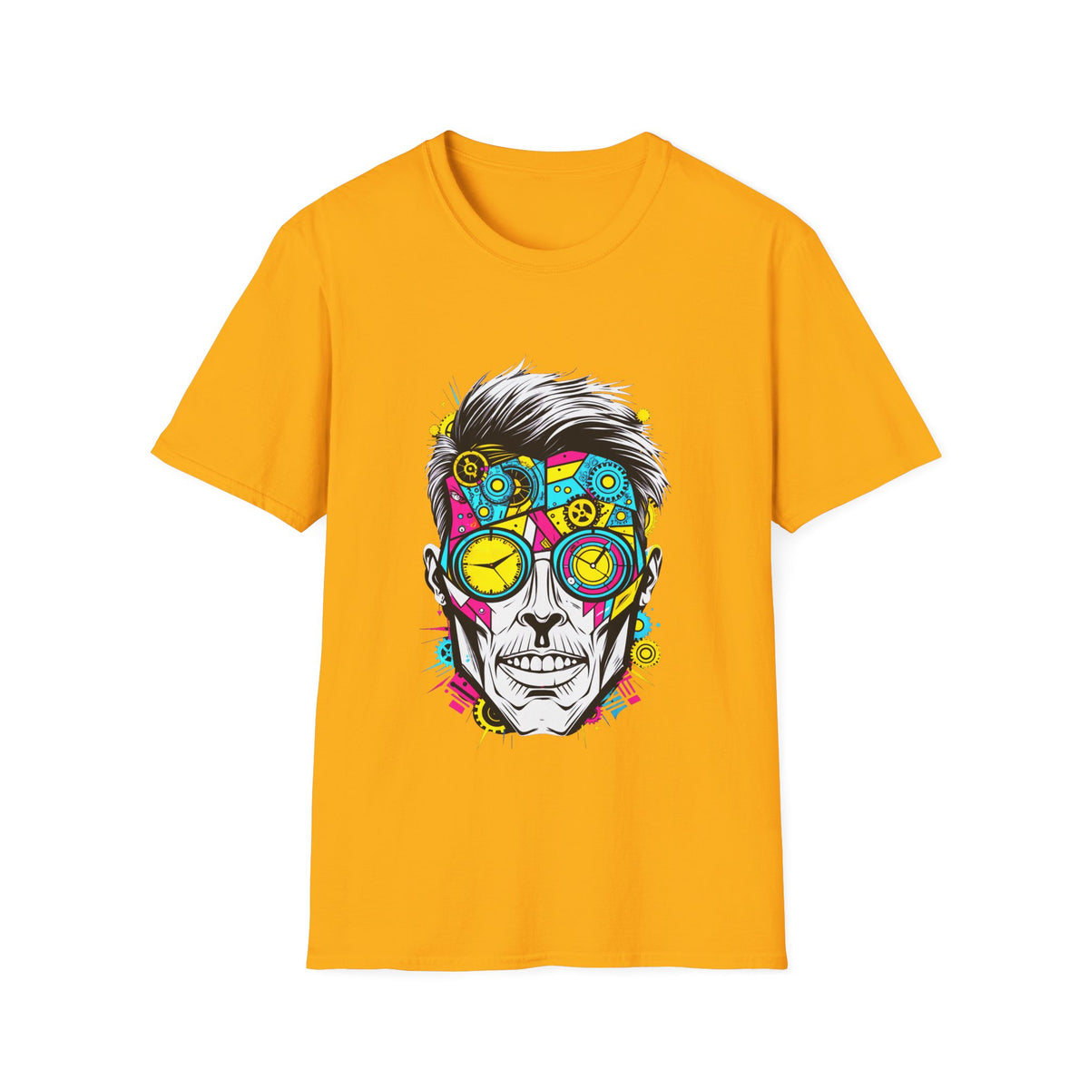 🕐 Timekeeper T-Shirt, It's Always Clock O'clock, Unisex, Colors ⚫🔵🔴🟠🟡⚪