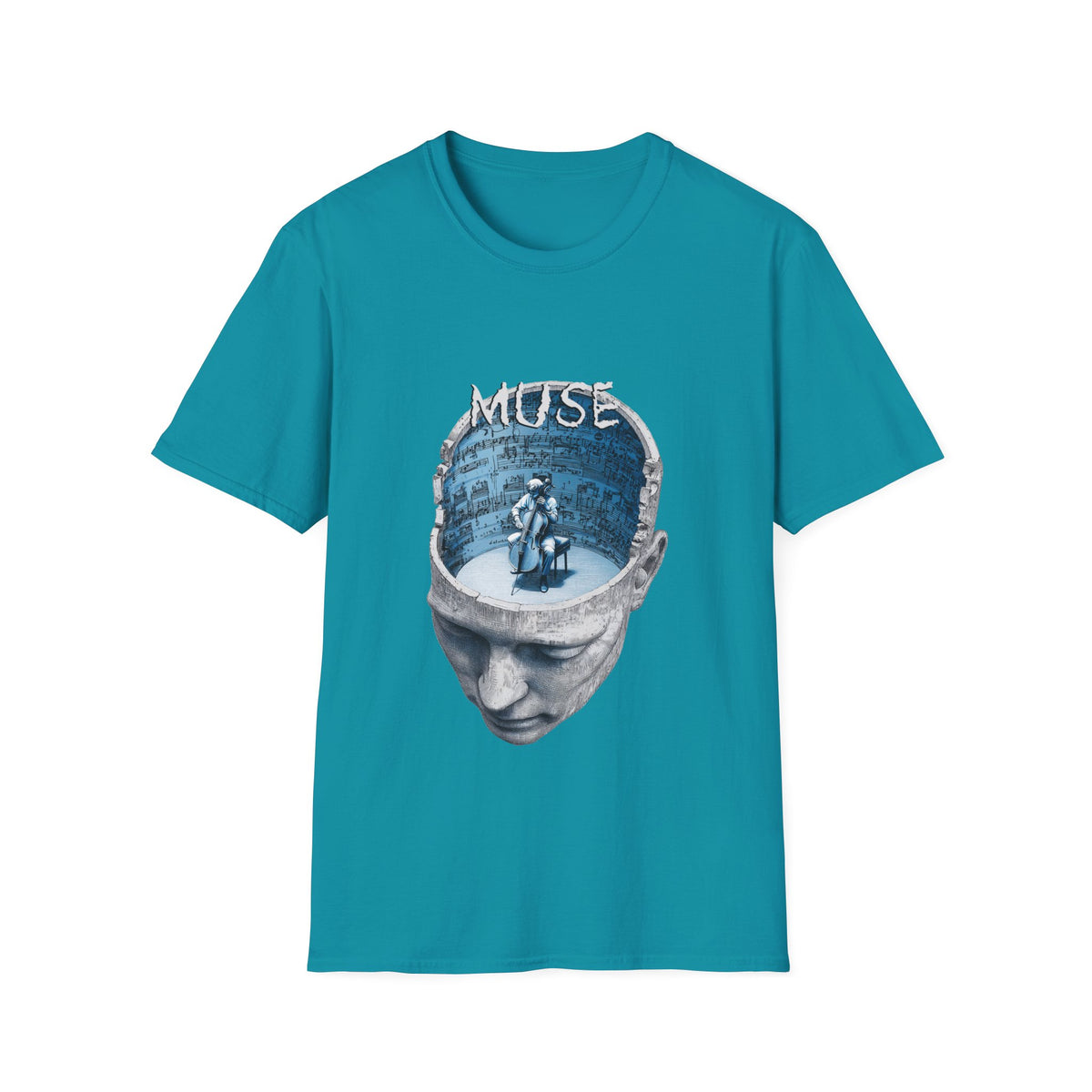 🎵 Music Muse | Music art T-Shirt, Unisex, Colors ⚫🔵🔴🟢🟠🟡⚪