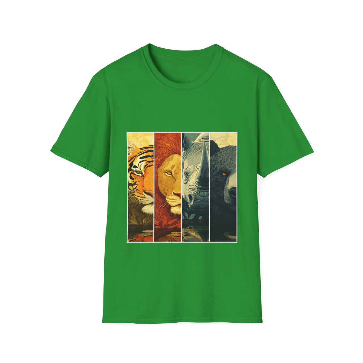 🐯 The Tough & Powerful Wildlife Graphic T-Shirt, Unisex, Colors ⚫🔵🔴🟢🟠🟡⚪