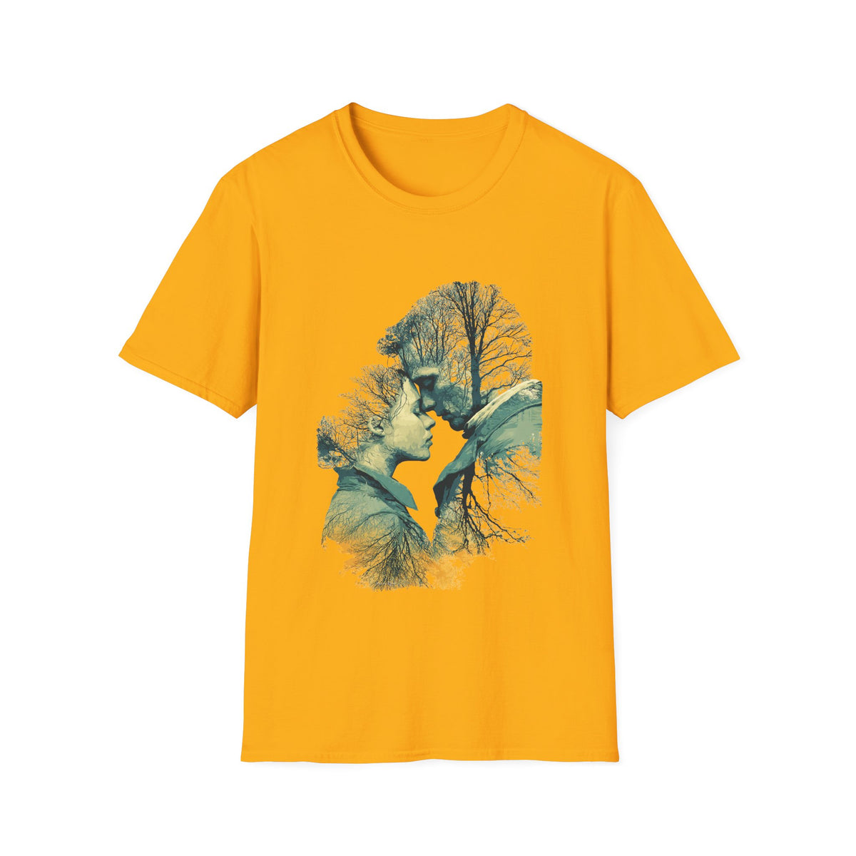 ❤️ Autumn Love T-Shirt | Cozy Fall Romance Graphic Tee, Unisex, Colors ⚫🔵🔴🟠🟡⚪