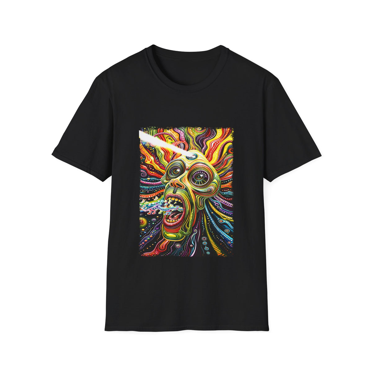 🎼 Surreal Music Muse T-Shirt, Unisex, Colors ⚫🔵🔴🟡⚪